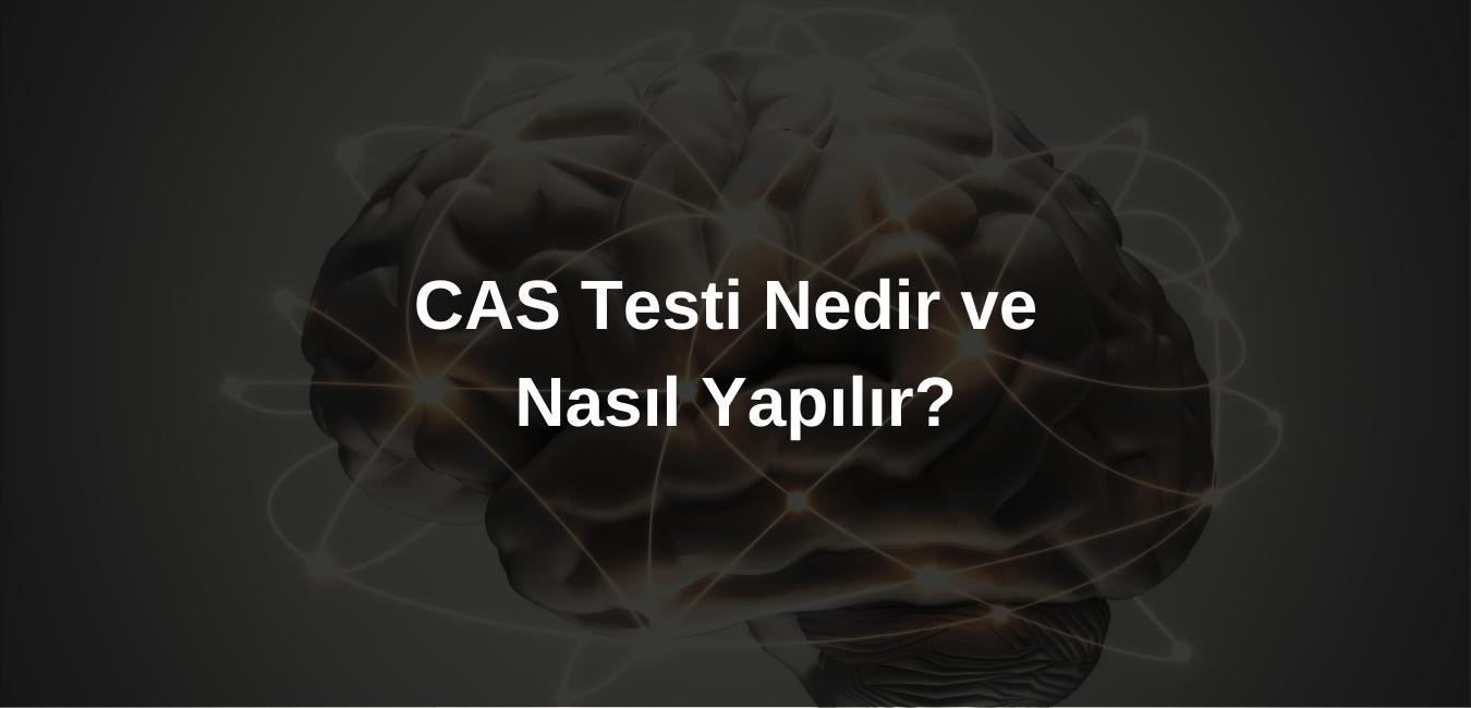 CAS (Cognitive Assessment System) testi, bireylerin bilişsel işlevlerini değerlendirmek için kullanılan bir psikolojik testtir. Bu test, her yaşta insanın bilişsel işlevlerinin ölçülmesi için tasarlanmıştır. CAS testi, özellikle çocuklar ve ergenler arasında yaygın olarak kullanılmaktadır. Bu test, birçok ülkede geçerlidir ve dünya genelinde birçok okulda, klinikte ve araştırma merkezinde uygulanmaktadır.